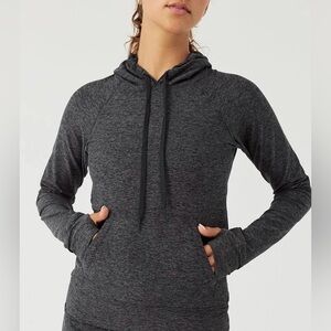 Outdoor Voices CloudKnit Hoodie Size M Charcoal Heather